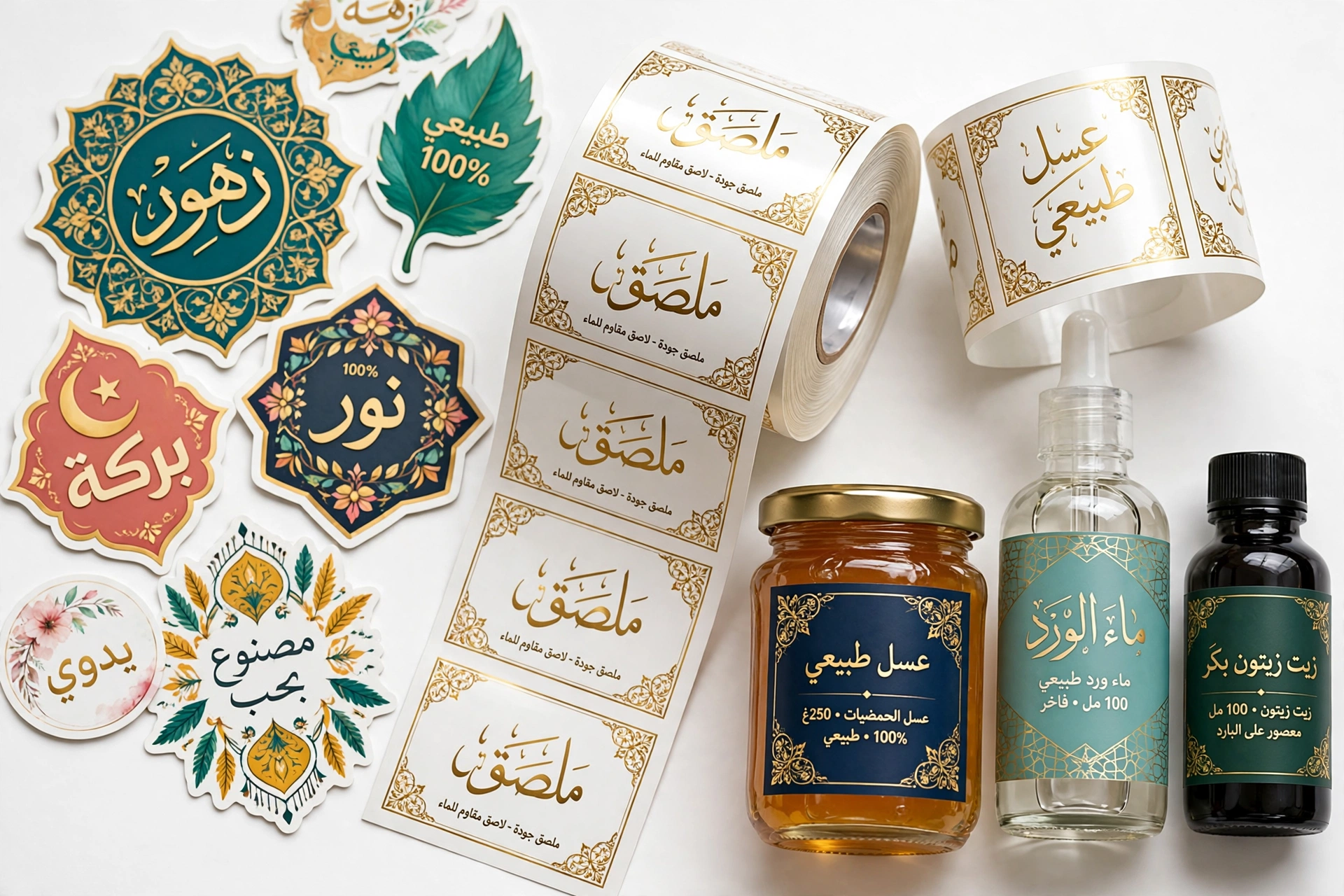 Custom sticker and label printing in Riyadh